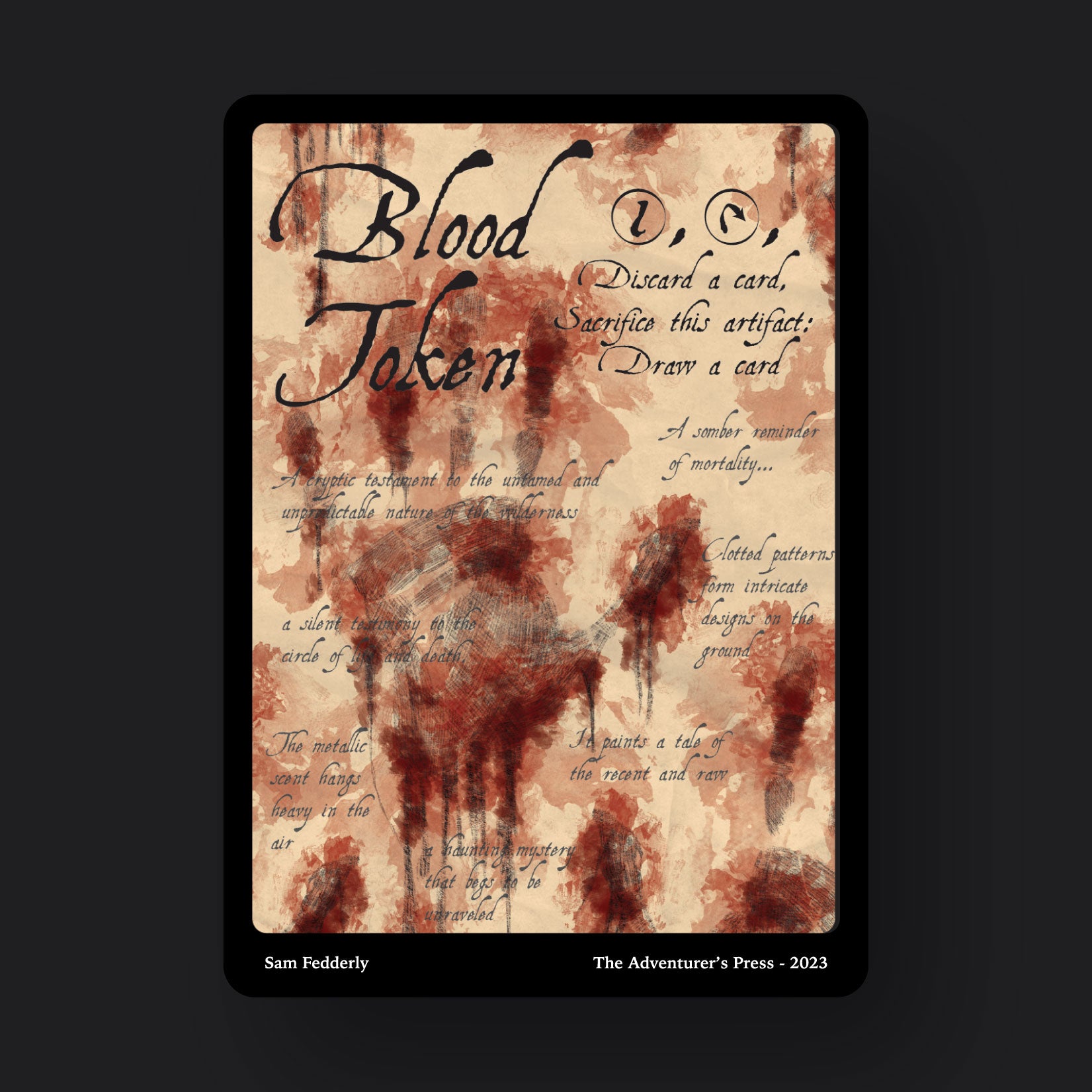 blood token mtg cards Blood Token Pack for Magic the Gathering MTG: 4 pack Blood Tokens – The Adventurer's Press