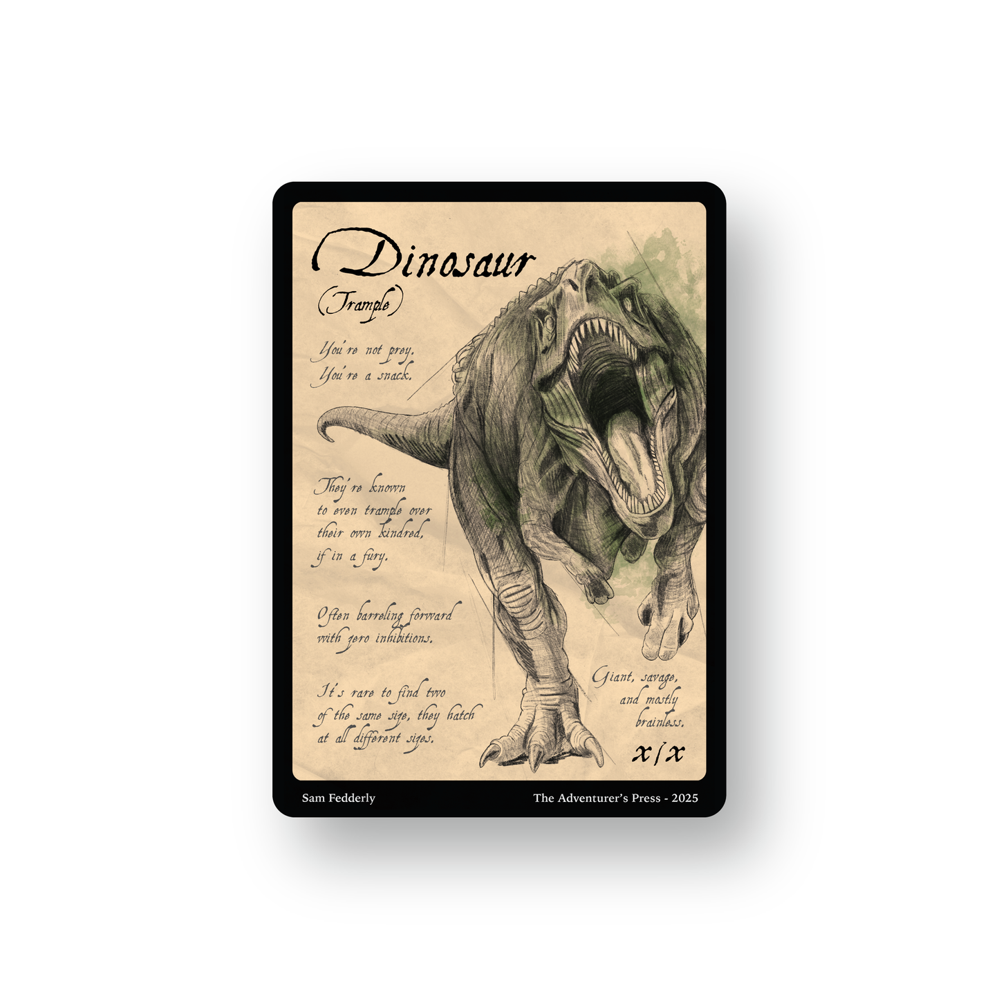 Dinosaur */* Token for mtg