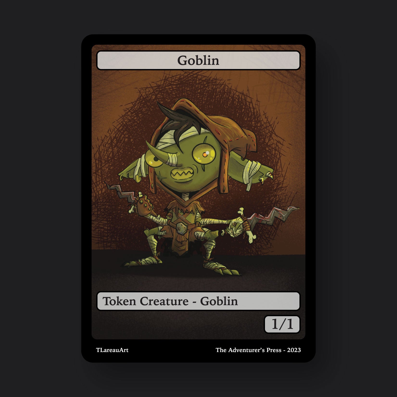 Goblin Token Pack for Magic the Gathering MTG: 4 pack 1/1 Goblin Tokens - TLA Goblin Token Pack for Magic the Gathering MTG: 4 pack 1/1 Goblin Tokens - TLA