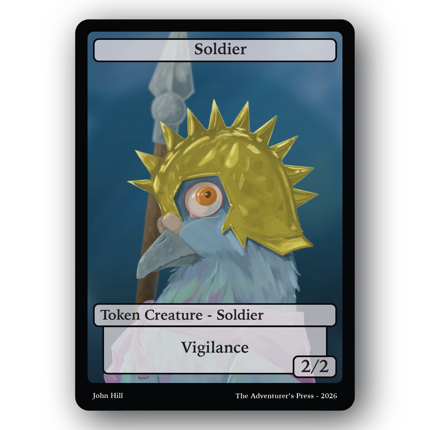 Soldier Token Pack for Magic the Gathering MTG: 4 pack Soldier Tokens With Vigilance