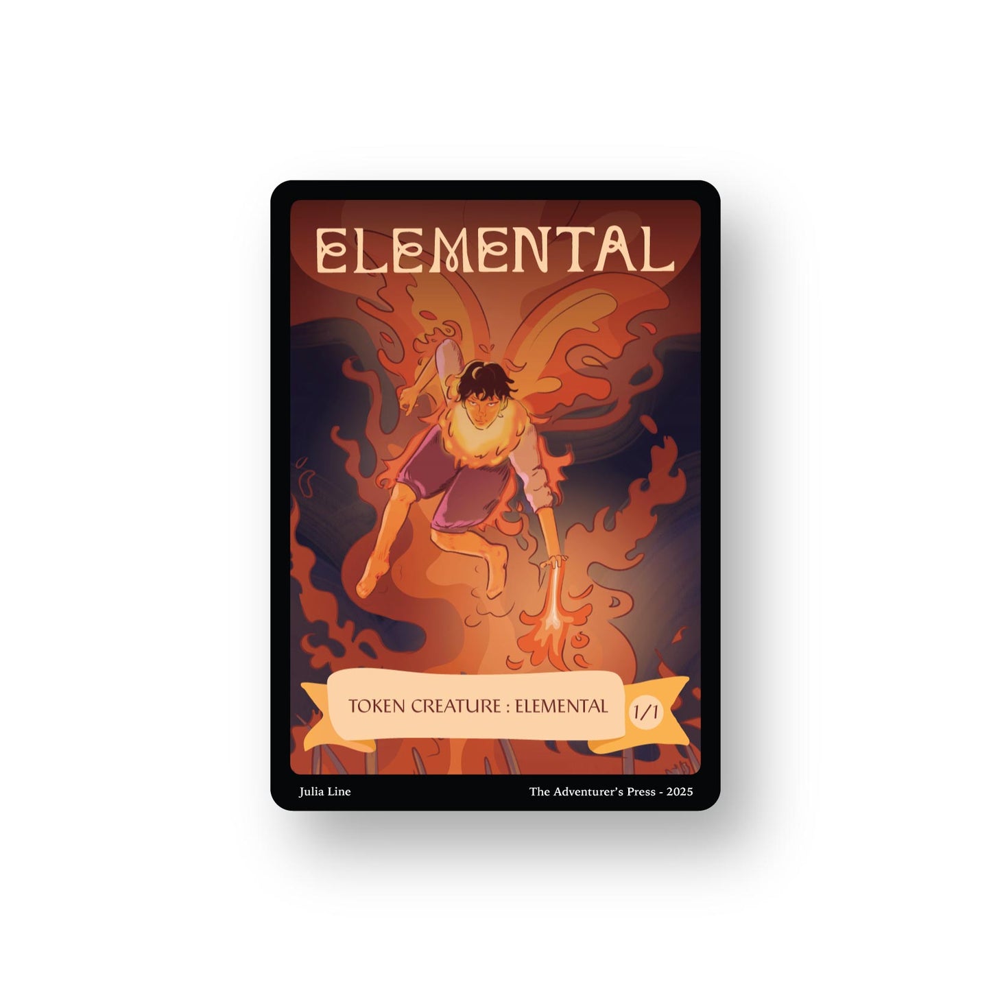 Elemental Token Pack for Magic the Gathering MTG: 4 pack 1/1 Elemental Tokens