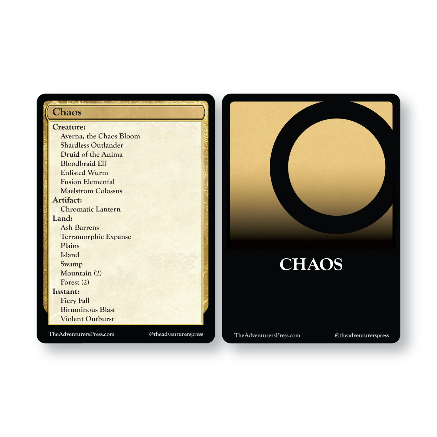 "Chaos" MTG Foundations 2025