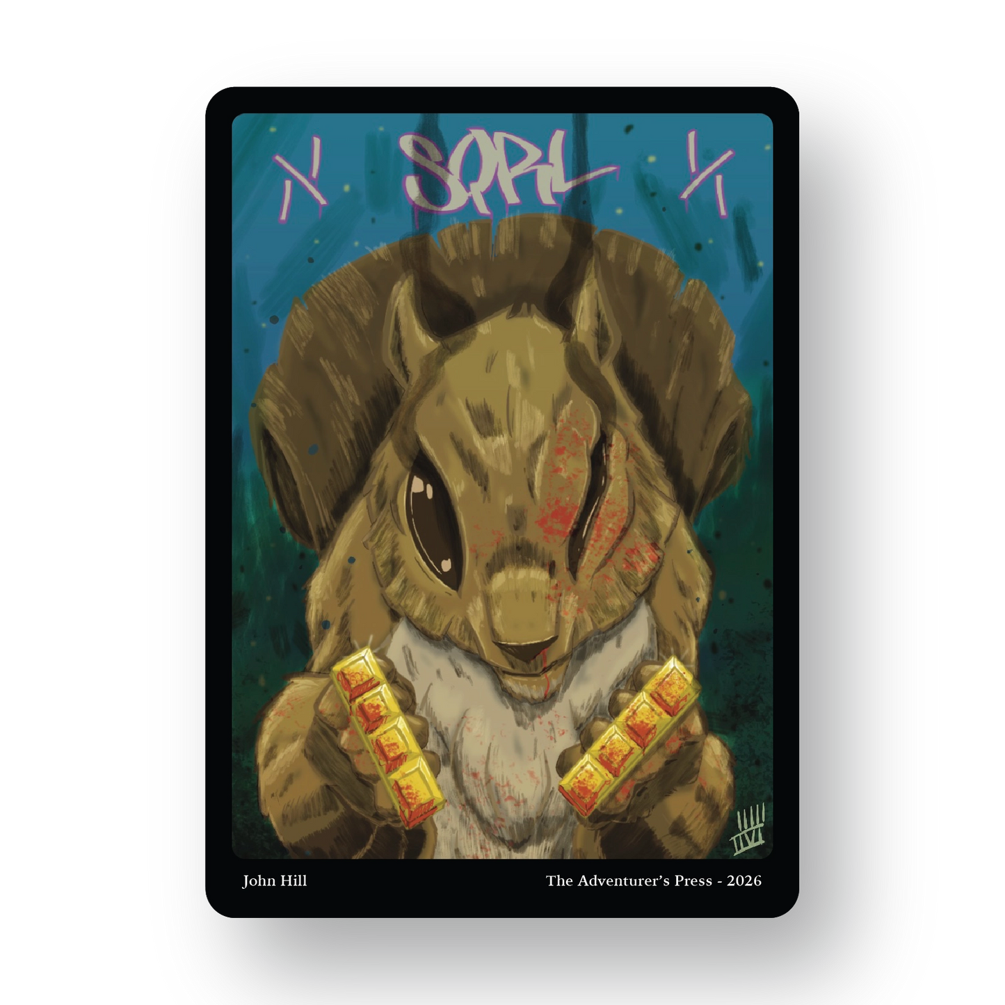 Squirrel Token Pack for Magic the Gathering MTG: 4 pack 1/1 Squirrel Tokens