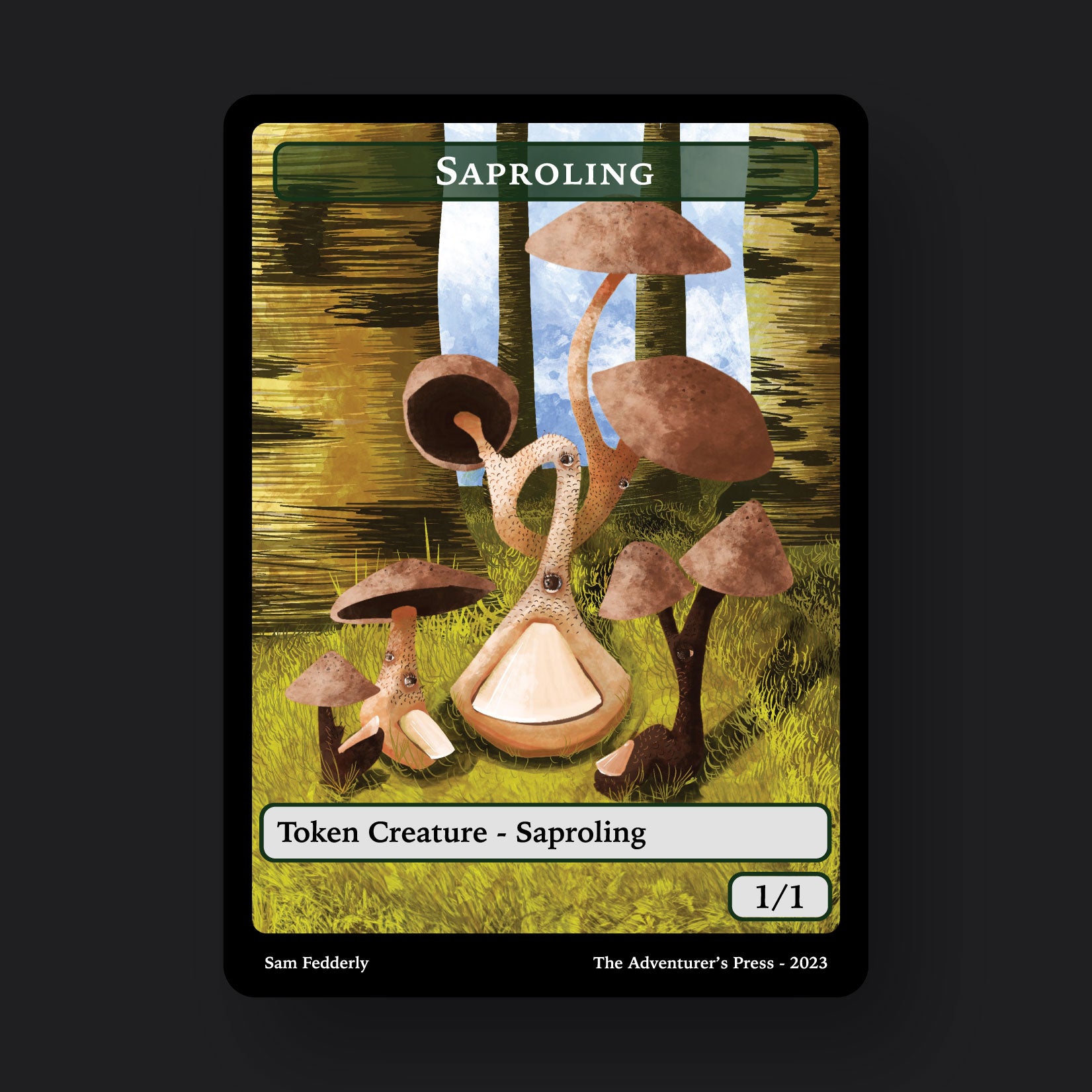 Saproling Token Pack for Magic the Gathering MTG: 4 pack 1/1 Saproling The Adventurer's Press Saproling Token Pack for Magic the Gathering MTG: 4 pack 1/1 Saproling The Adventurer's Press