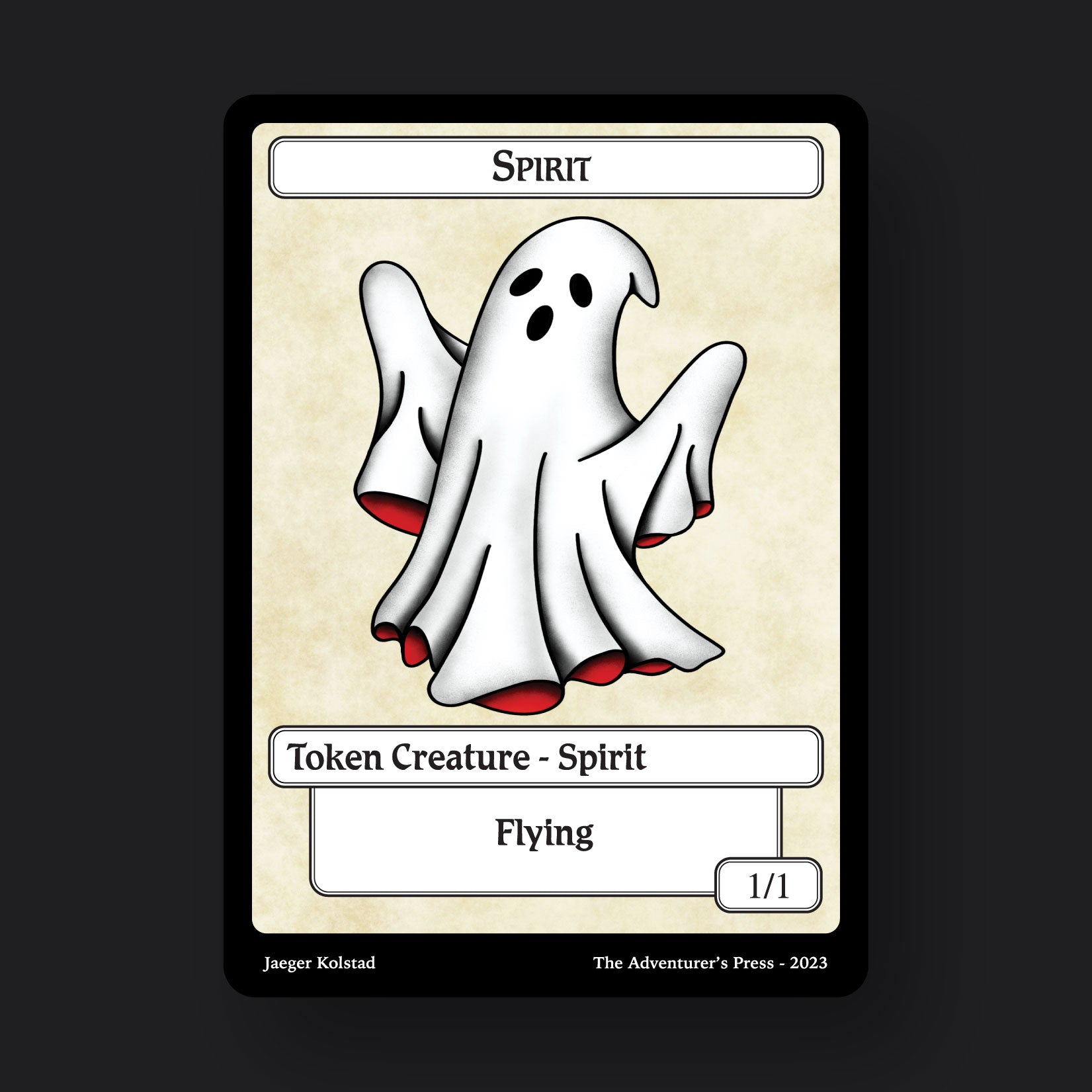 Spirit Token Pack for Magic the Gathering MTG: 4 pack 1/1 Spirit