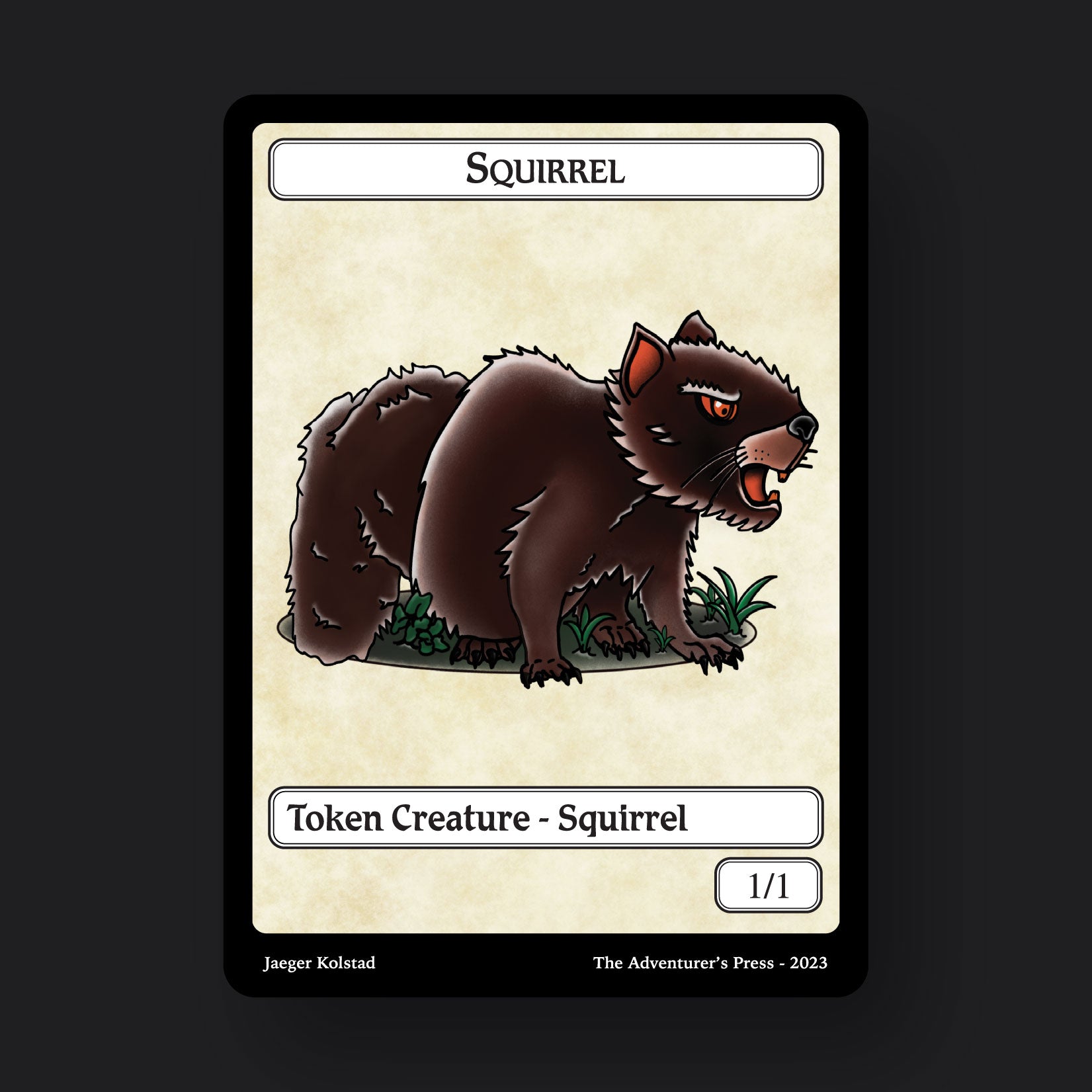 Squirrel Token Pack for Magic the Gathering MTG: 4 pack 1/1 Squirrel T The Adventurer's Press Squirrel Token Pack for Magic the Gathering MTG: 4 pack 1/1 Squirrel T The Adventurer's Press