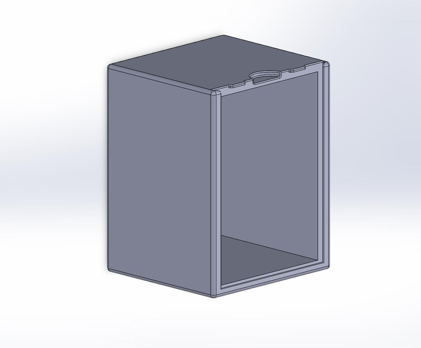 Top Loader Deck Box *3D Printable STL File* : 100+ Card 3D Printed Deckbox 100 card deck box for magic the gathering