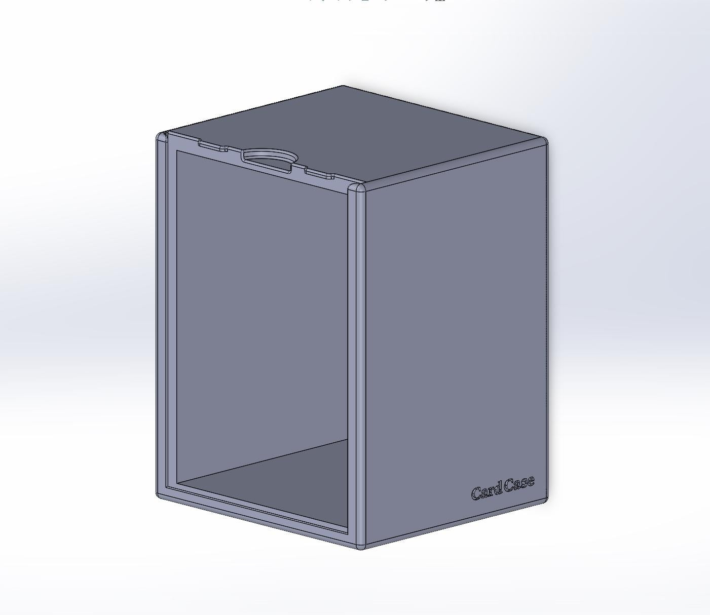 Top Loader Deck Box *3D Printable STL File* : 100+ Card 3D Printed Deckbox 100 card deck box for magic the gathering