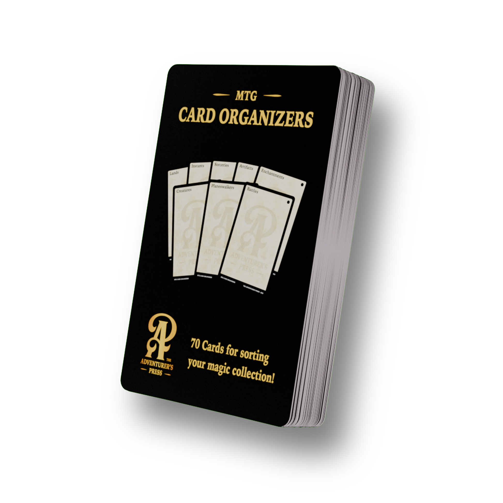 organizing mtg cards Sort by Card Types | Trading Card Dividers W/ FREE Labels | Horizontal 70 cards for sorting your magic collection Great way to organize your