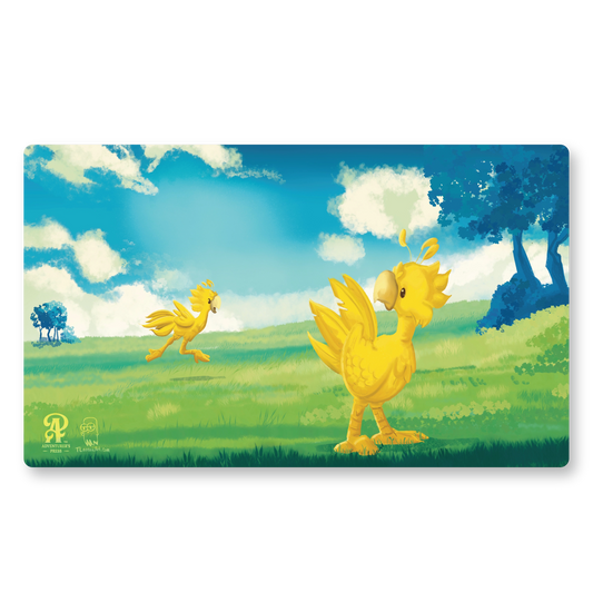 Chocobo TCG Playmat, 14"x24" - Desk pad Gaming mat for Magic The Gathering