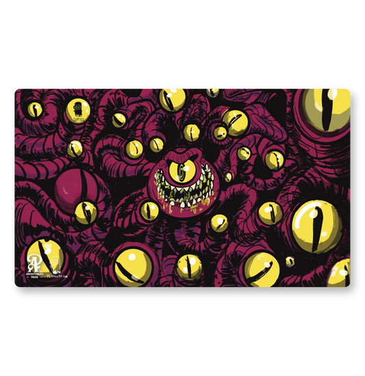 Beholder TCG Playmat, 14"x24" - Desk pad Gaming mat for Magic The Gathering