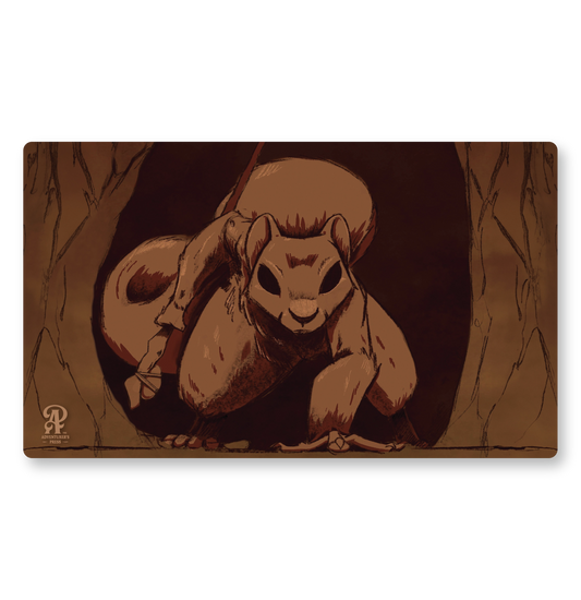 Squirrel TCG Playmat, 14"x24" - Desk pad Gaming mat for Magic The Gathering