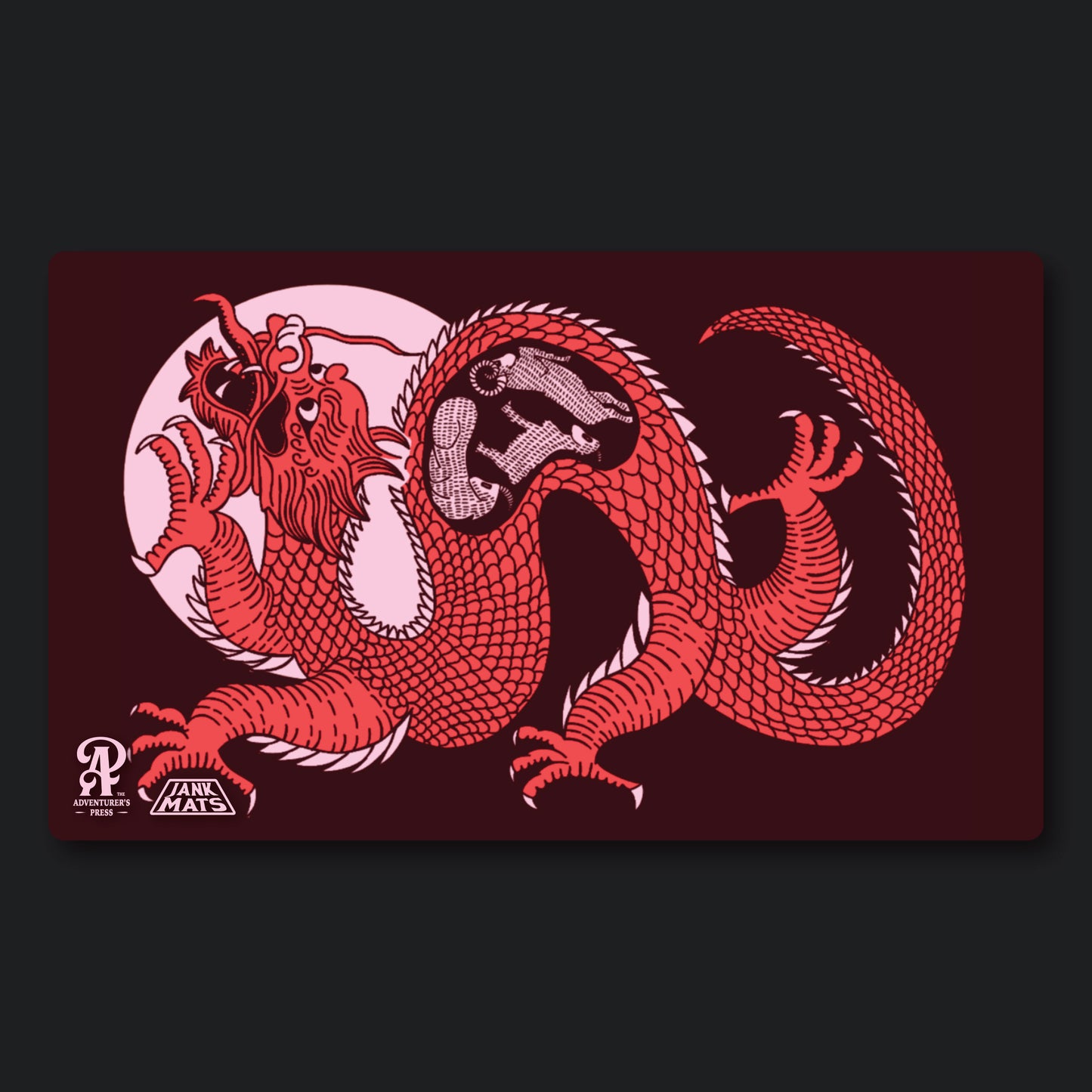 Dragon TCG Playmat, 14"x24" - Desk pad Gaming mat for Magic The Gathering