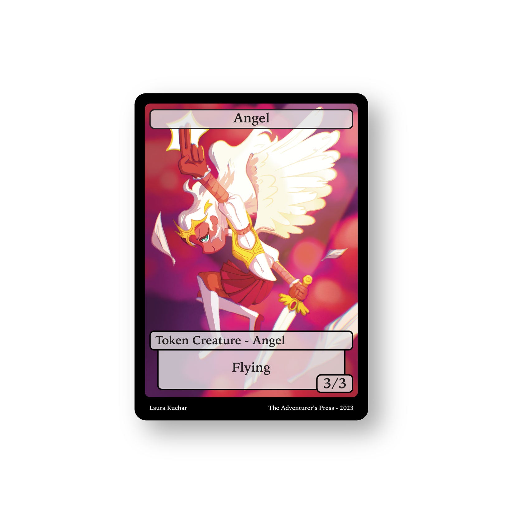 Angel Token Pack for Magic the Gathering MTG: 4 pack 3/3 Angel Tokens - LK Angel Token Pack for Magic the Gathering MTG: 4 pack 3/3 Angel Tokens - LK