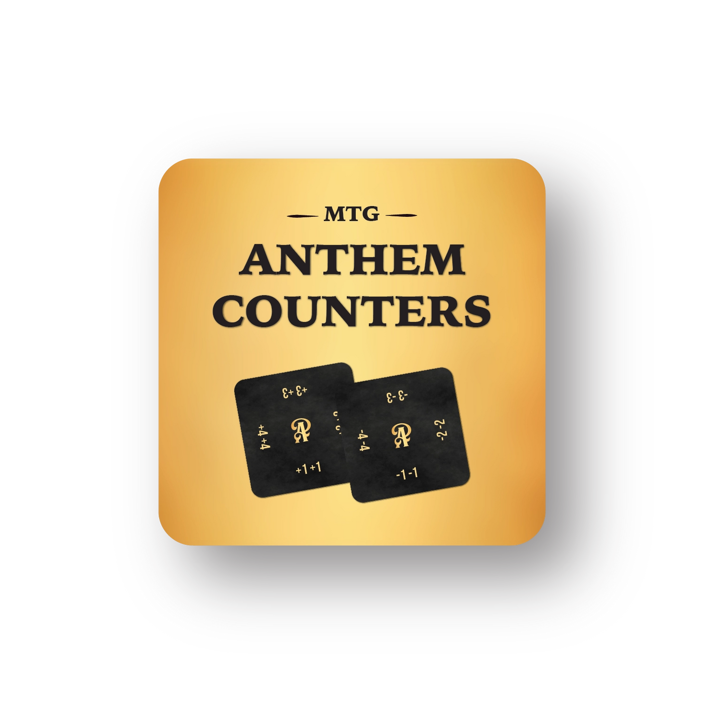 MTG Anthem Counter: +1+1, -1-1 counter cards