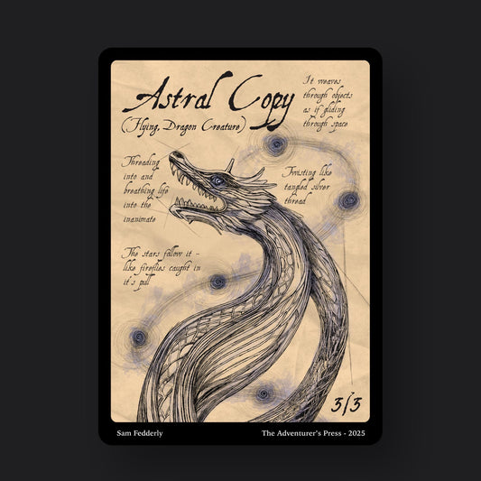 Astral Dragon Copy Token Pack for Magic the Gathering MTG: 4 pack 3/3 Astral Dragon Tokens