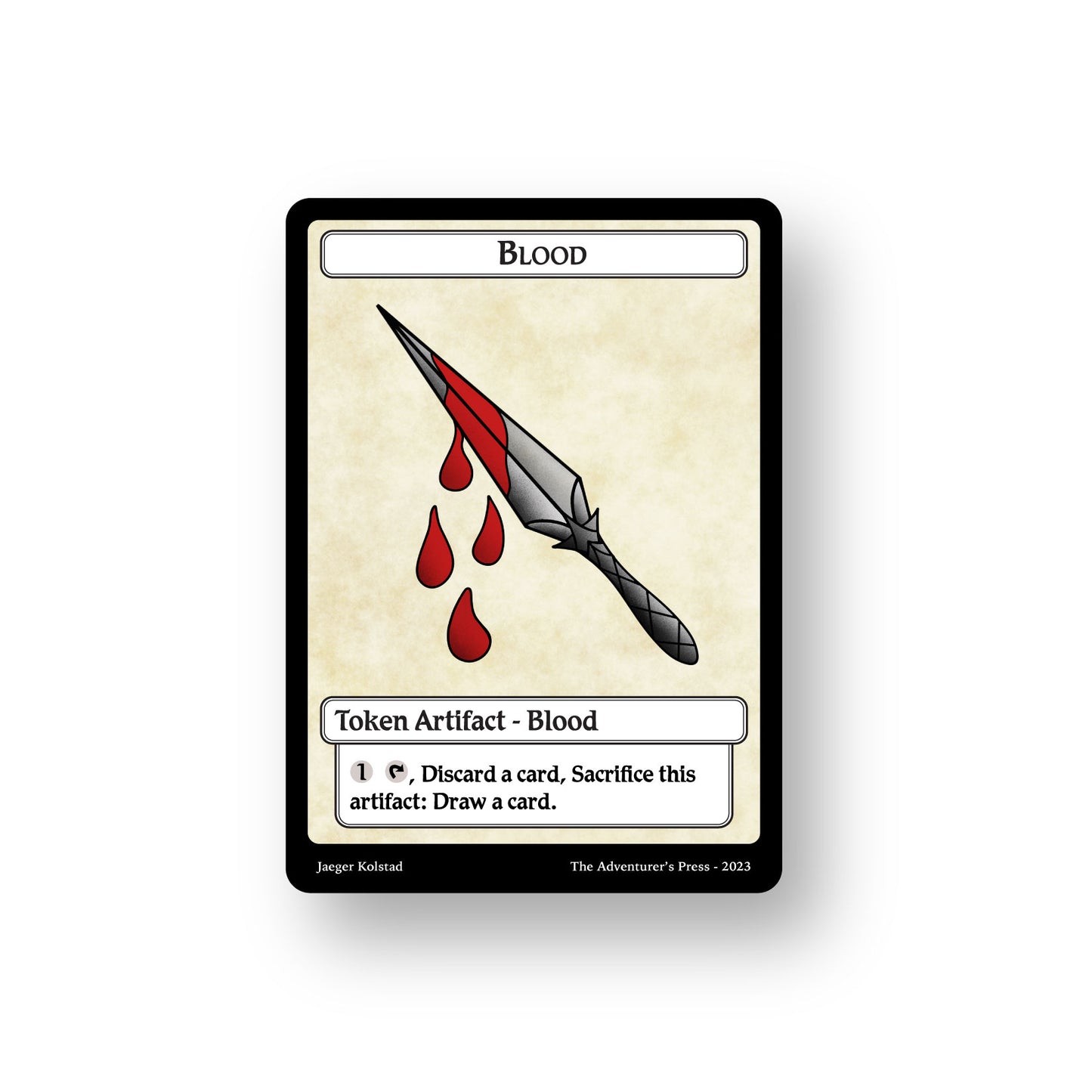 Blood Token Pack for Magic the Gathering MTG: 4 pack Blood Tokens - JK