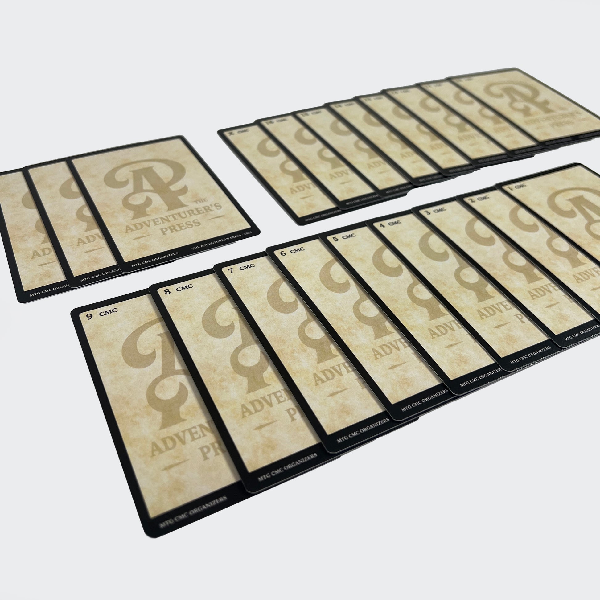 0 cmc cards mtg CMC Pack Magic the Gathering Organizer Cards: 20 cards for organizing – The Adventurer's Press