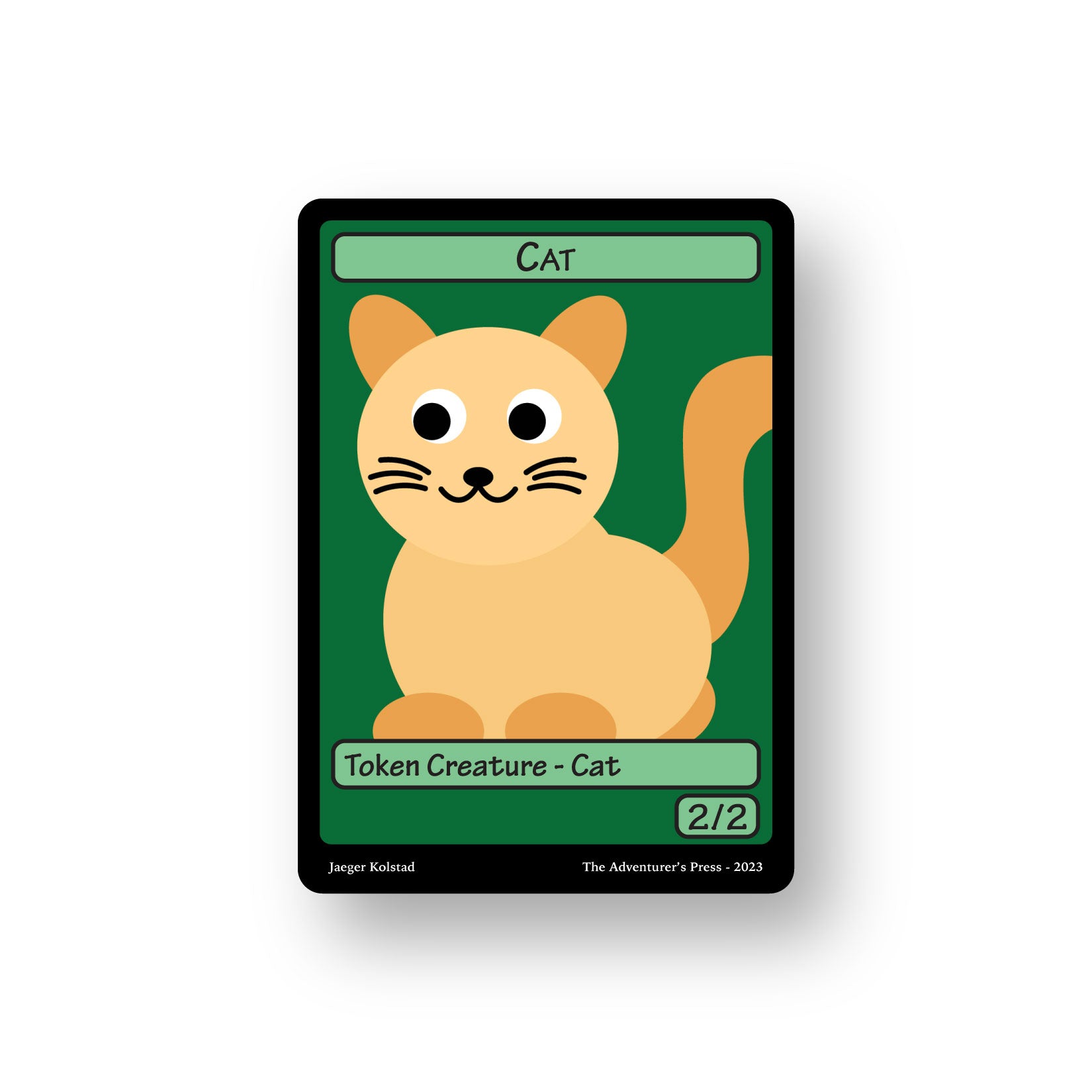 Cat Token Pack for Magic the Gathering MTG: 4 pack 2/2 Cat Tokens The Adventurer's Press Cat Token Pack for Magic the Gathering MTG: 4 pack 2/2 Cat Tokens The Adventurer's Press