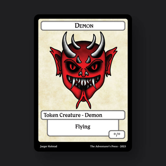 Demon Token Pack for Magic the Gathering MTG: 4 pack */* Demon Tokens