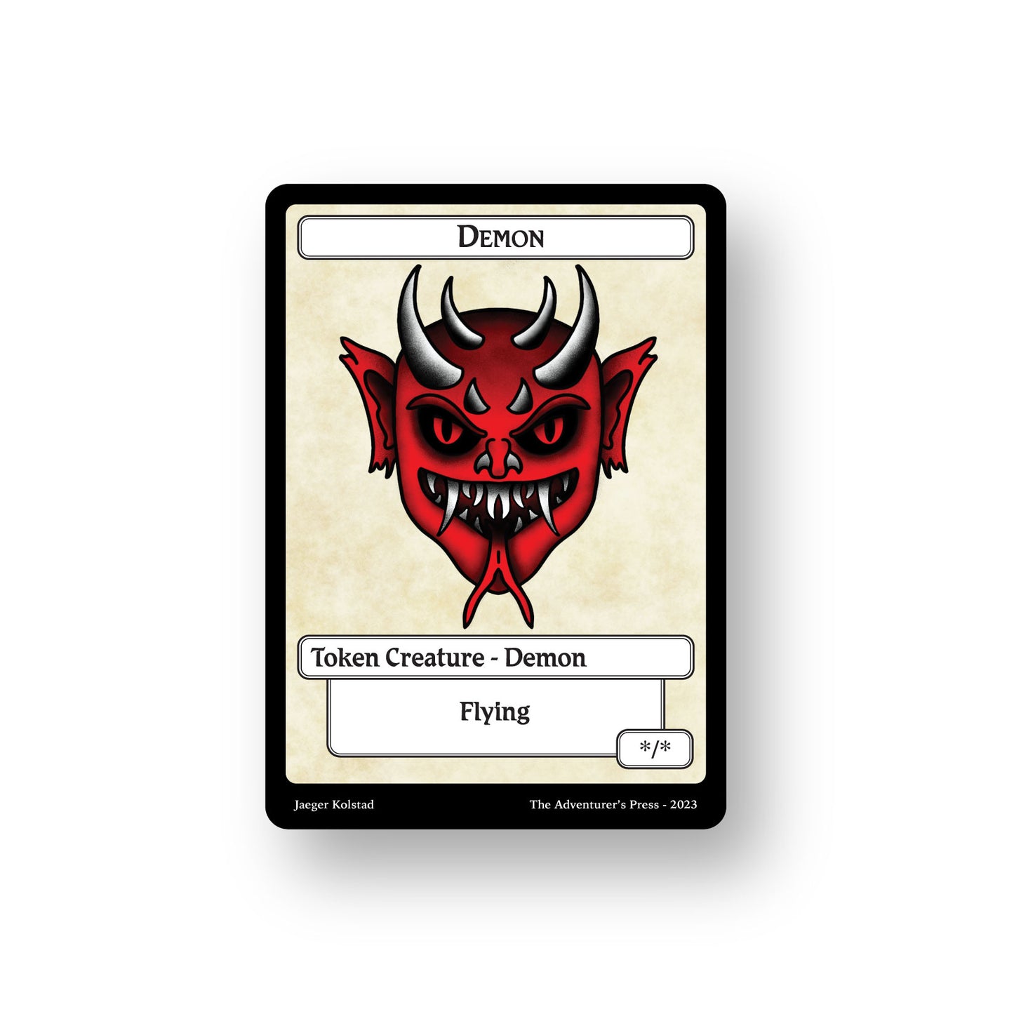 Demon Token Pack for Magic the Gathering MTG: 4 pack */* Demon Tokens