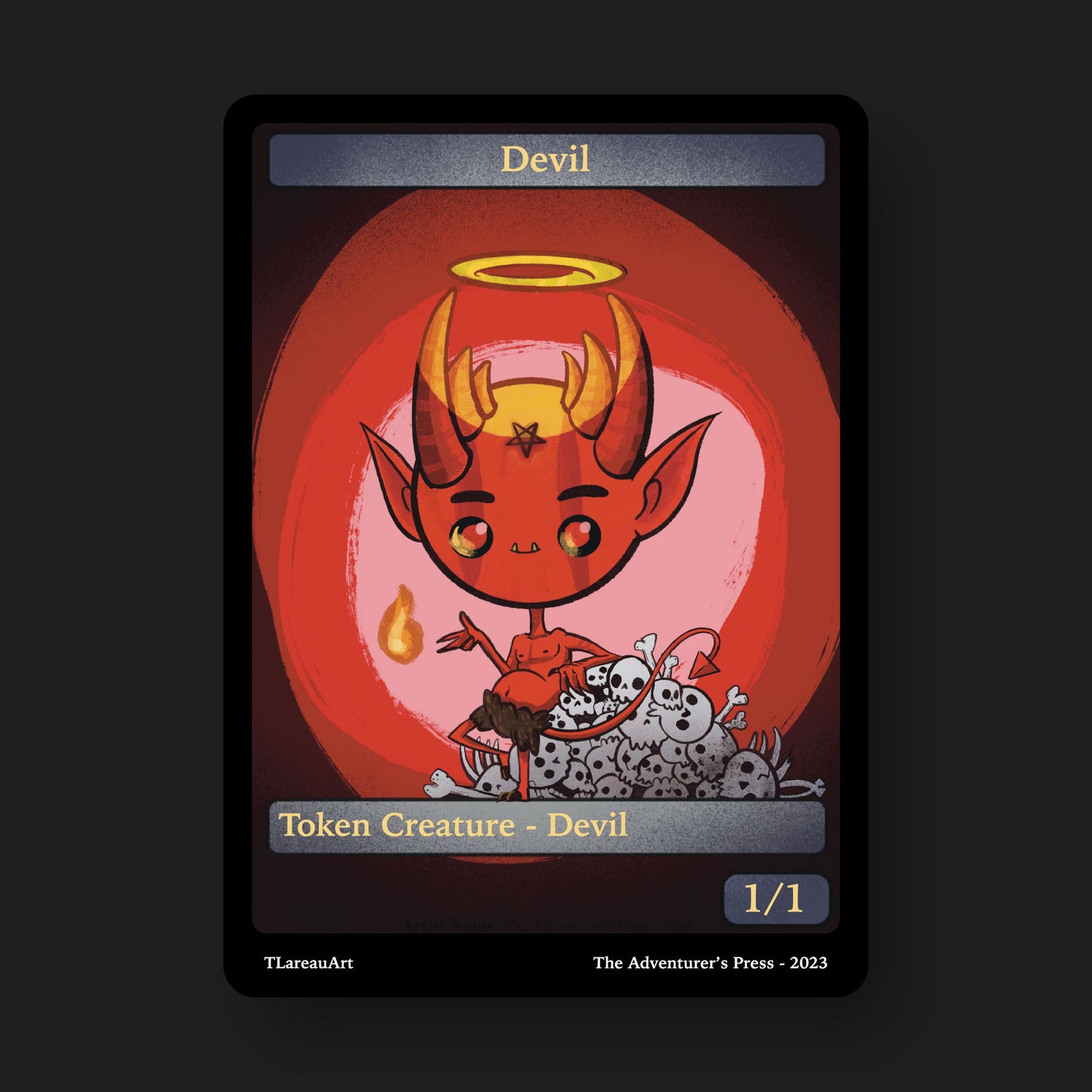 Devil Token Pack for Magic the Gathering MTG: 4 pack 1/1 Devil Tokens