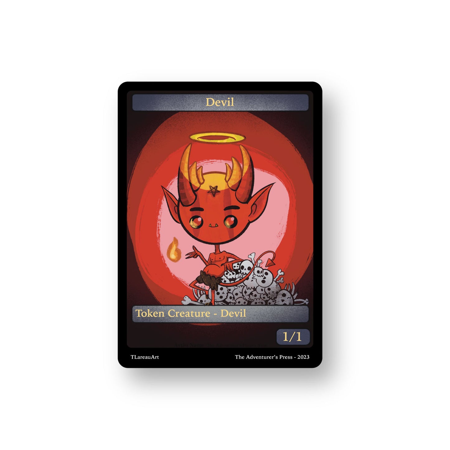 Devil Token Pack for Magic the Gathering MTG: 4 pack 1/1 Devil Tokens