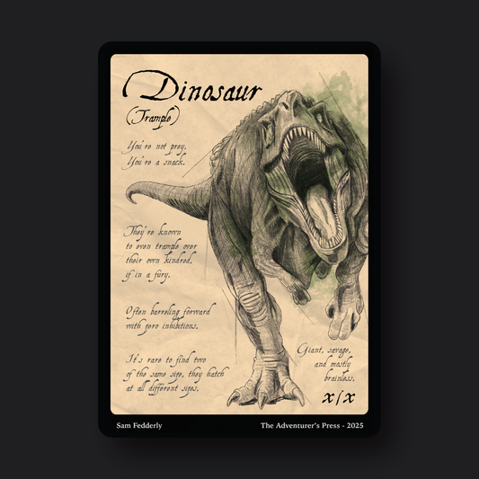 Dinosaur */* Token for Magic the Gathering