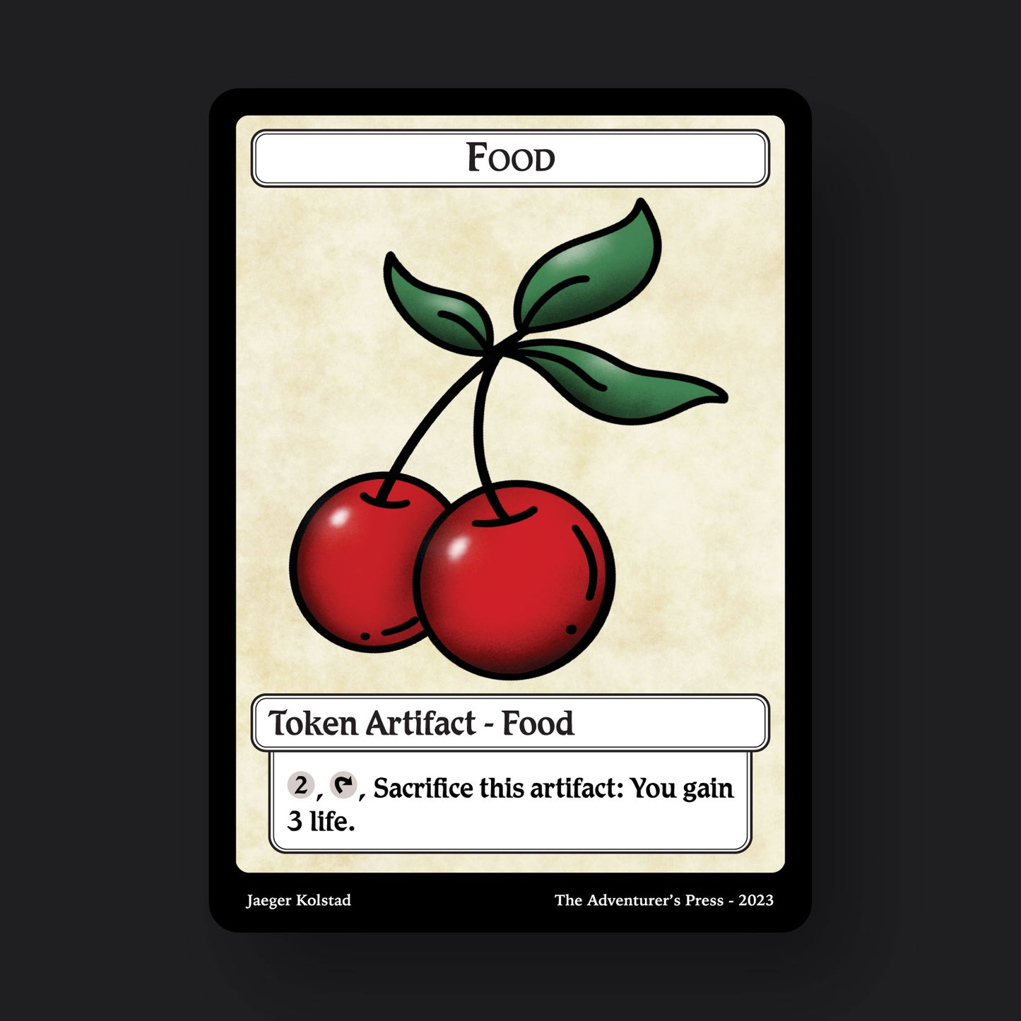 Food Token Pack for Magic the Gathering MTG: 4 pack Food Tokens