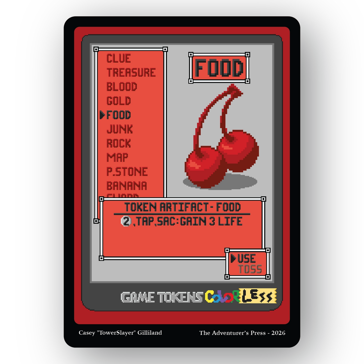 Food Token Pack for Magic the Gathering MTG: 4 pack Food Tokens