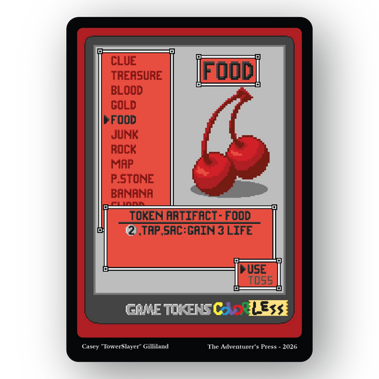 Food Token Pack for Magic the Gathering MTG: 4 pack Food Tokens