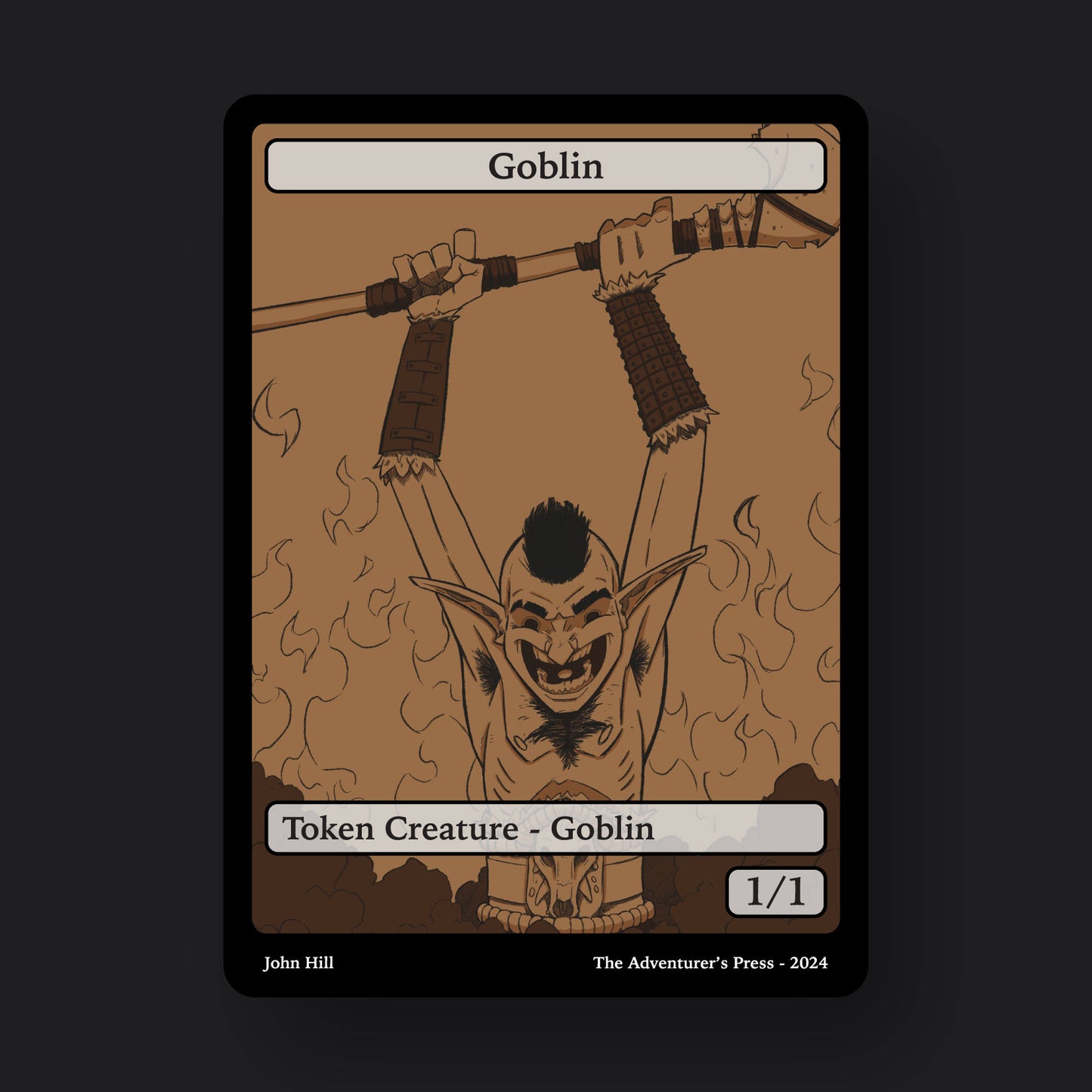 Goblin Token Pack for Magic the Gathering MTG: 4 pack 1/1 Goblin Tokens - JH