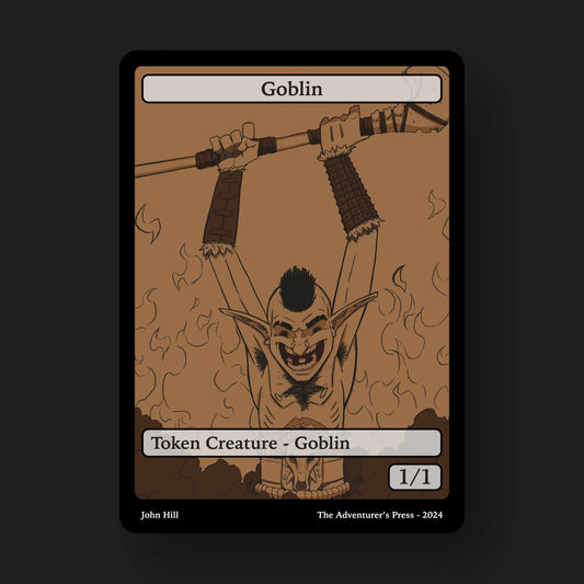 Goblin Token Pack for Magic the Gathering MTG: 4 pack 1/1 Goblin Tokens - JH