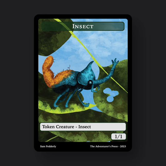 Insect Token Pack for Magic the Gathering MTG: 4 pack 1/1 Insect Tokens