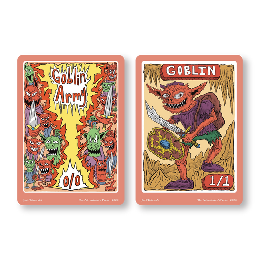 Goblin & Goblin Army Token Pack for Magic the Gathering MTG: 4 pack Goblin & Goblin Army Tokens