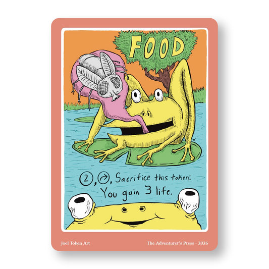 Food Token Pack for Magic the Gathering MTG: 4 pack Food Tokens - Joel Turner