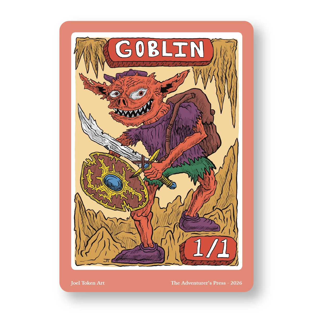 Goblin & Goblin Army Token Pack for Magic the Gathering MTG: 4 pack Goblin & Goblin Army Tokens