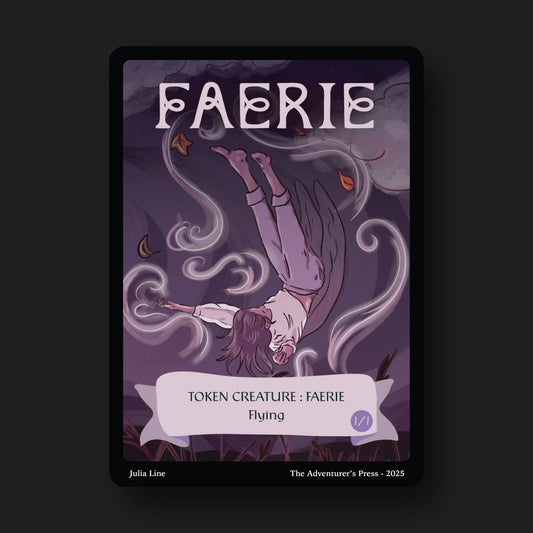 Faerie Token Pack for Magic the Gathering MTG: 4 pack 1/1 Faerie Tokens with Flying