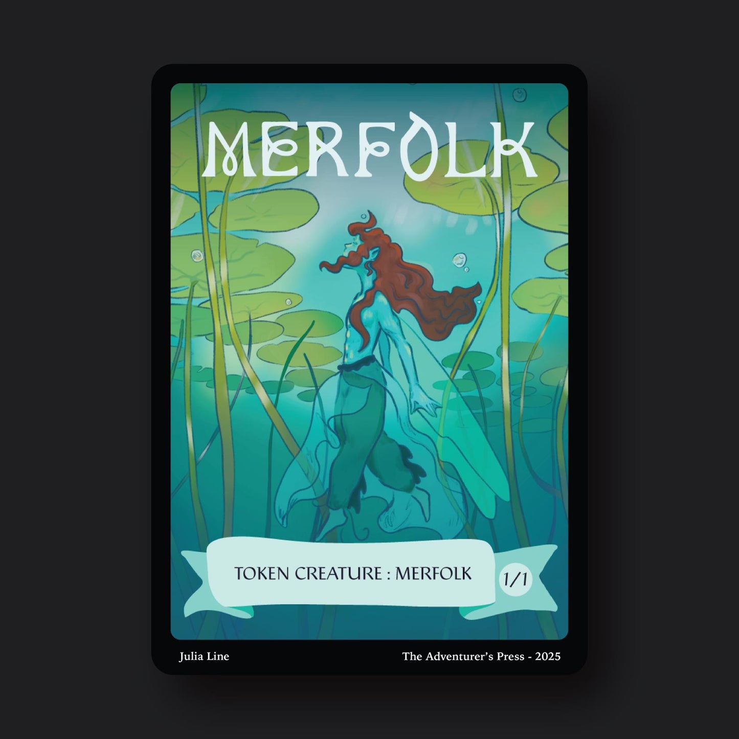 Merfolk Token Pack for Magic the Gathering MTG: 4 pack 1/1 MerfolkTokens
