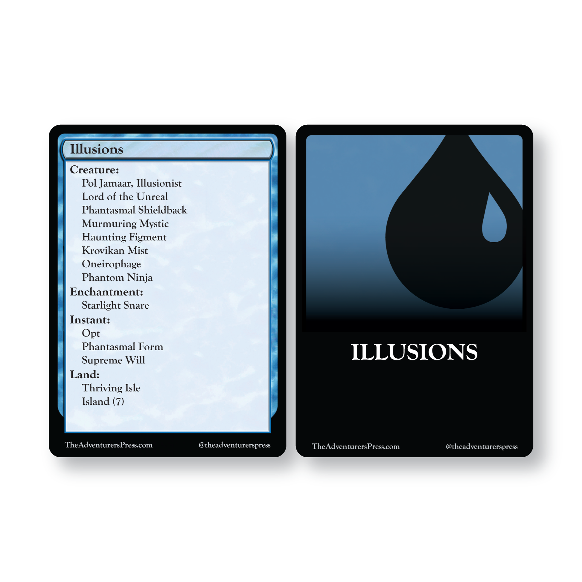 "Illusions" jumpstart decklist
