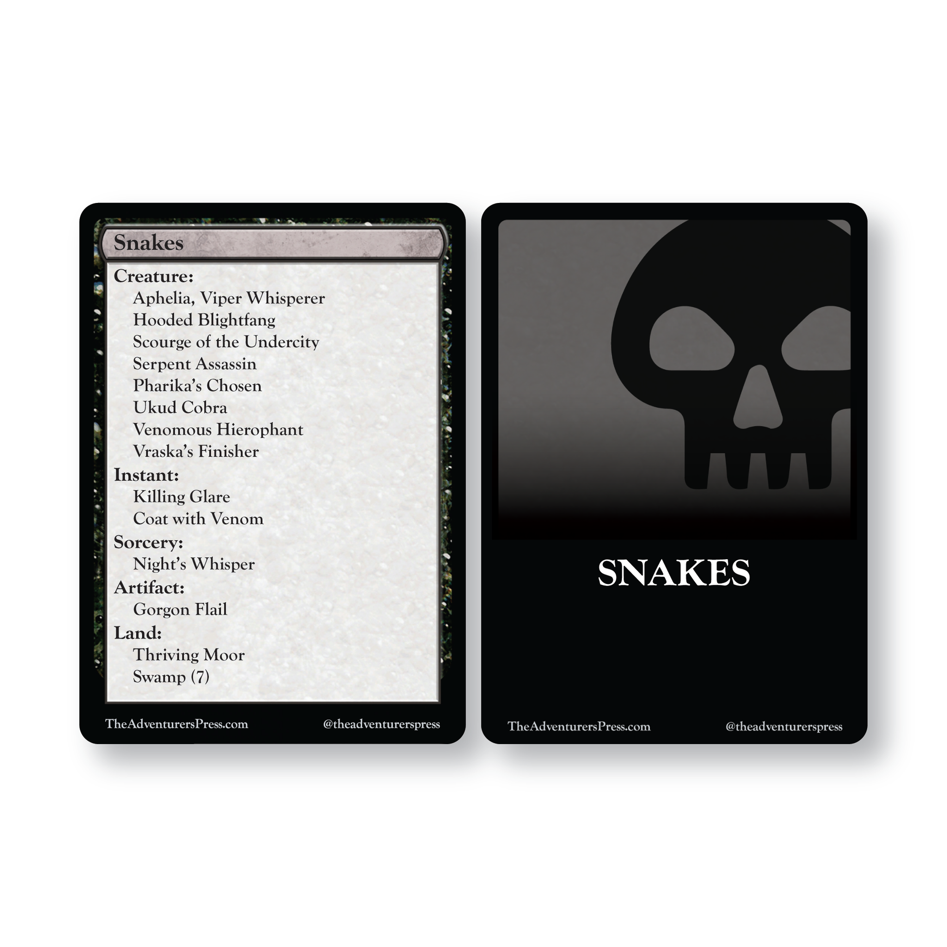 "Snakes" MTG Foundations Pack