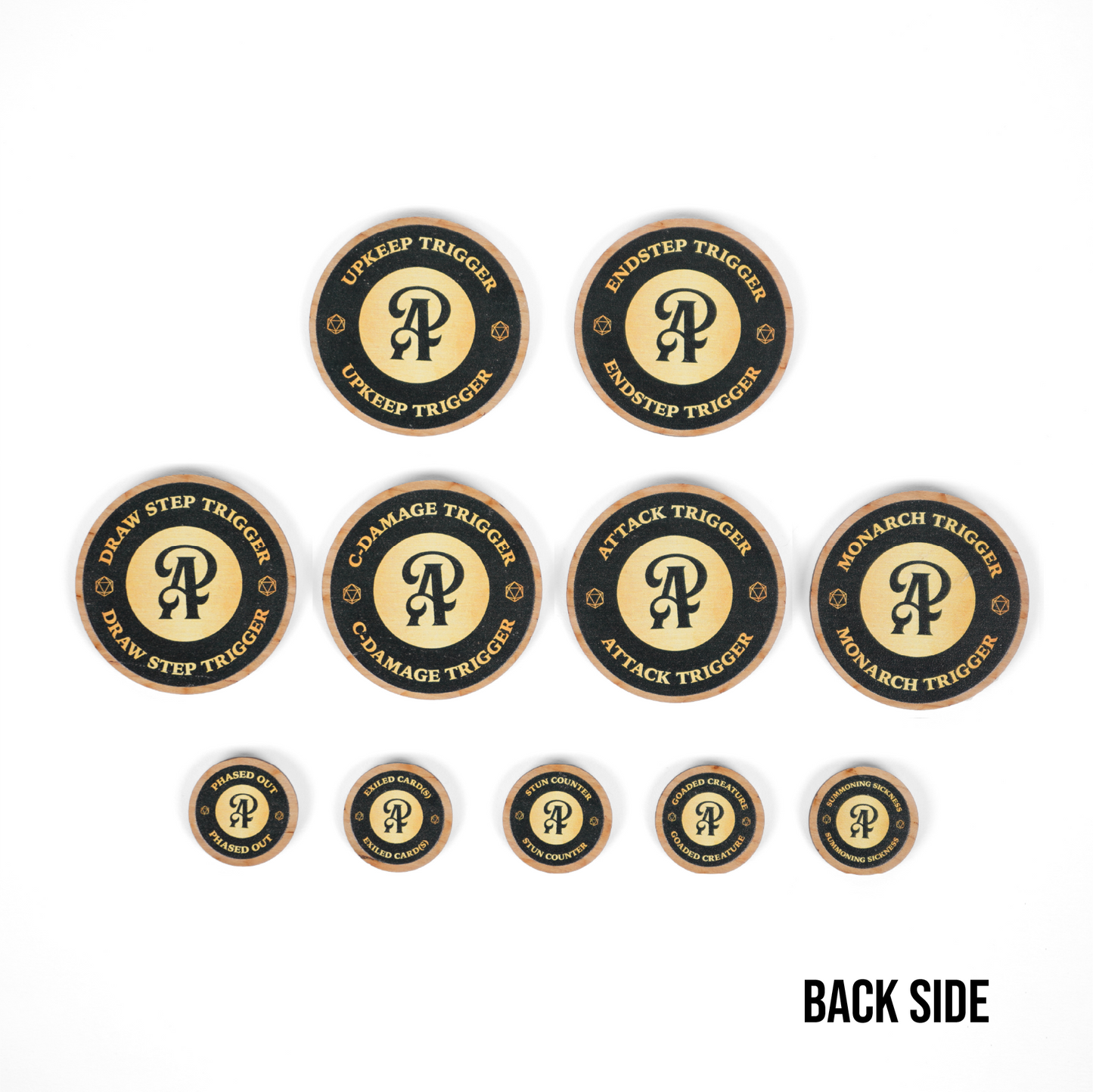 Adventurer's Press MTG Reminder coins back side