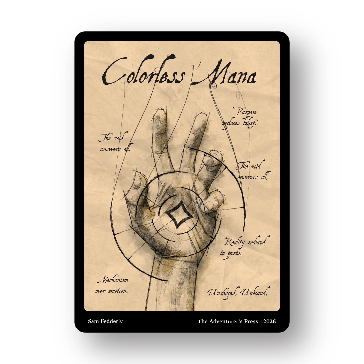 hand representing colorless mana in magic the gathering