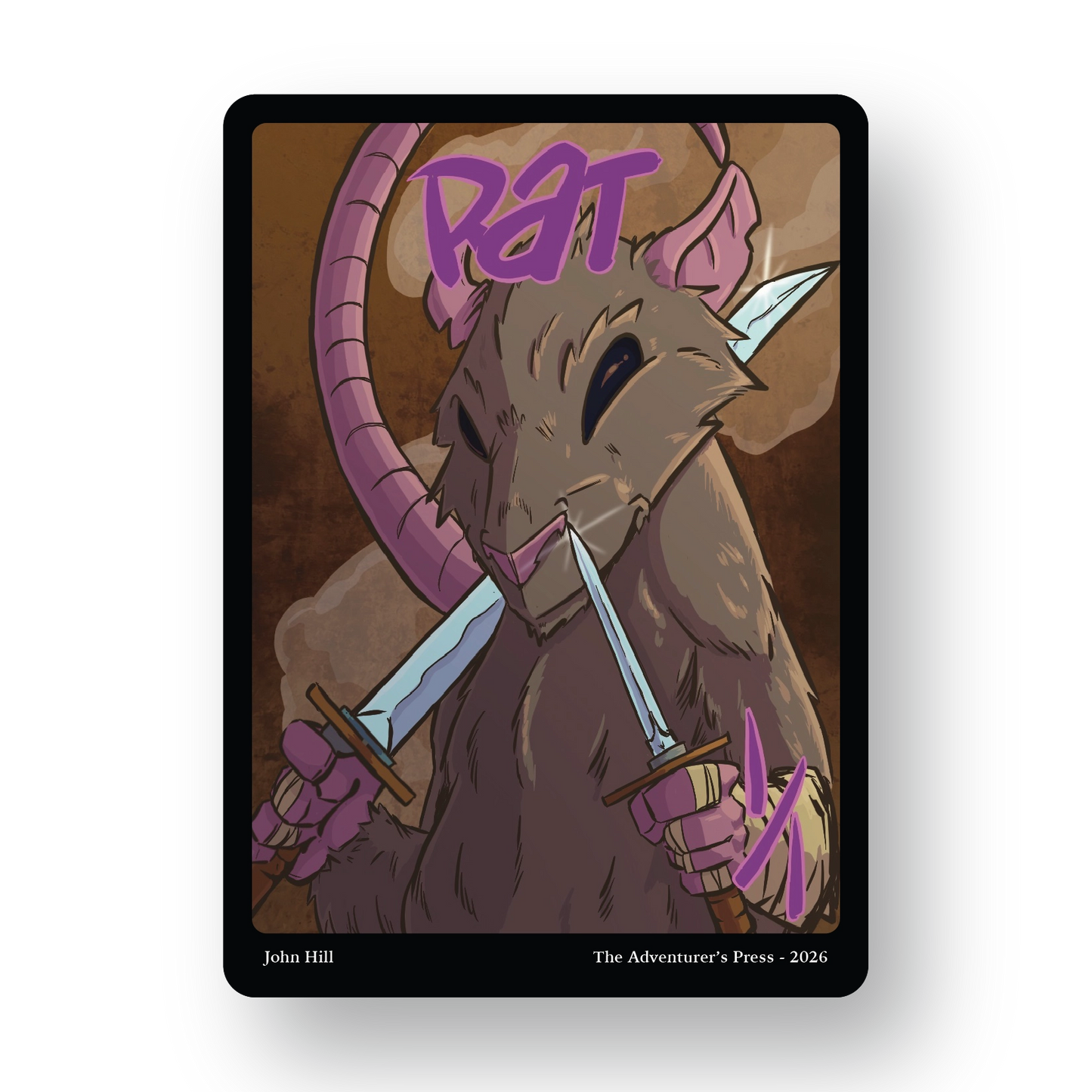 Rat Token Pack for Magic the Gathering MTG: 4 pack 1/1 Squirrel Tokens