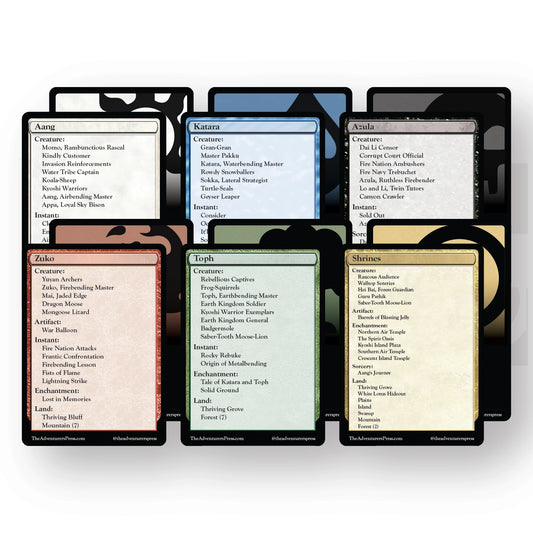 mtg card dividers printable Fageverld MTG Card Dividers for Storage Boxes MTG Deck Box Dividers Trading Card Divider main image 0