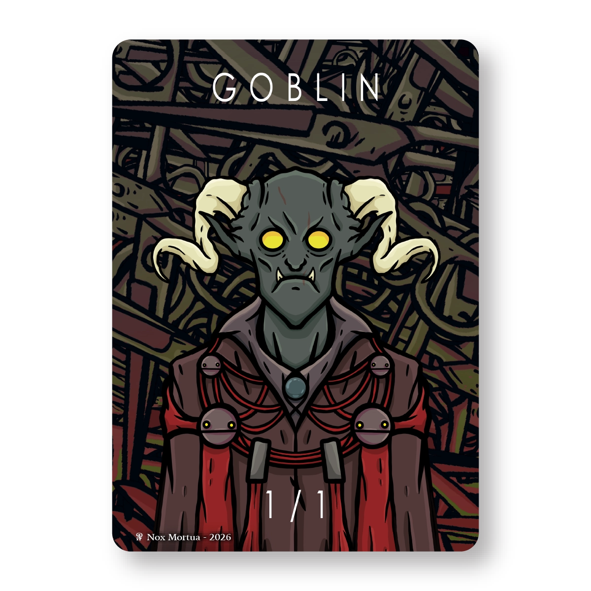 Goblin Token Pack for Magic the Gathering  MTG: 6 pack Goblin Tokens - Nox Mortua