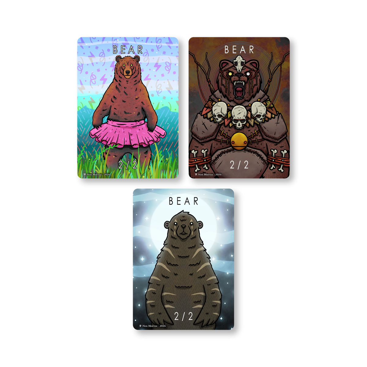 Nox Mortua Artists Collection: 17 Tokens for Magic the Gathering
