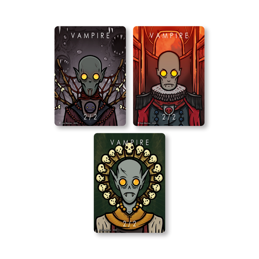 Vampire Token Pack for Magic the Gathering  MTG: 6 pack Vampire Tokens - Nox Mortua