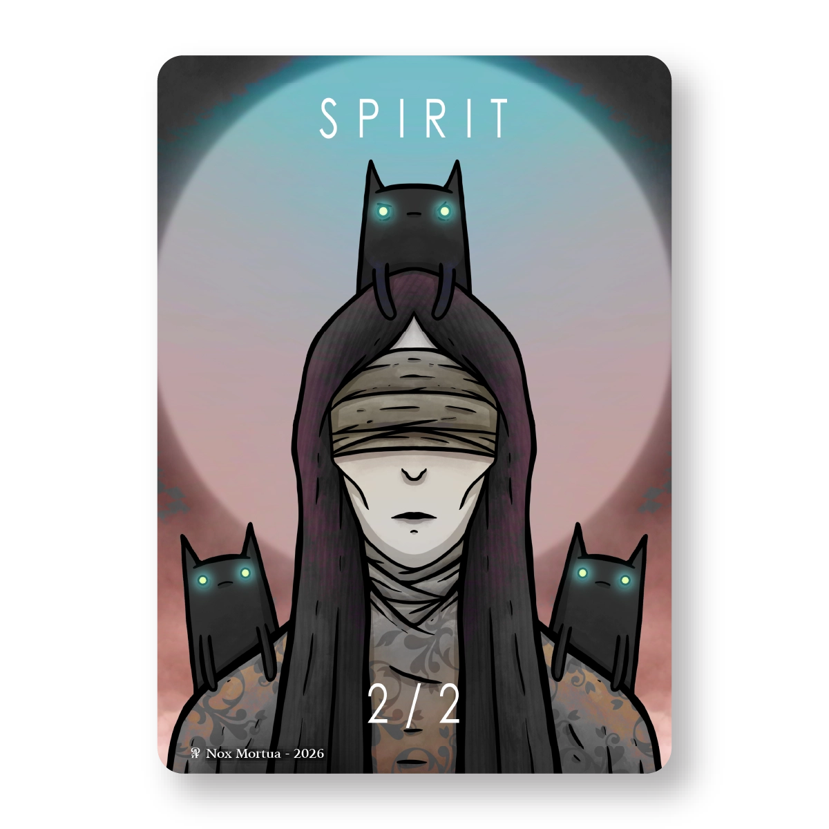 Spirit Token Pack for Magic the Gathering  MTG: 4 pack Spirit Tokens - Nox Mortua
