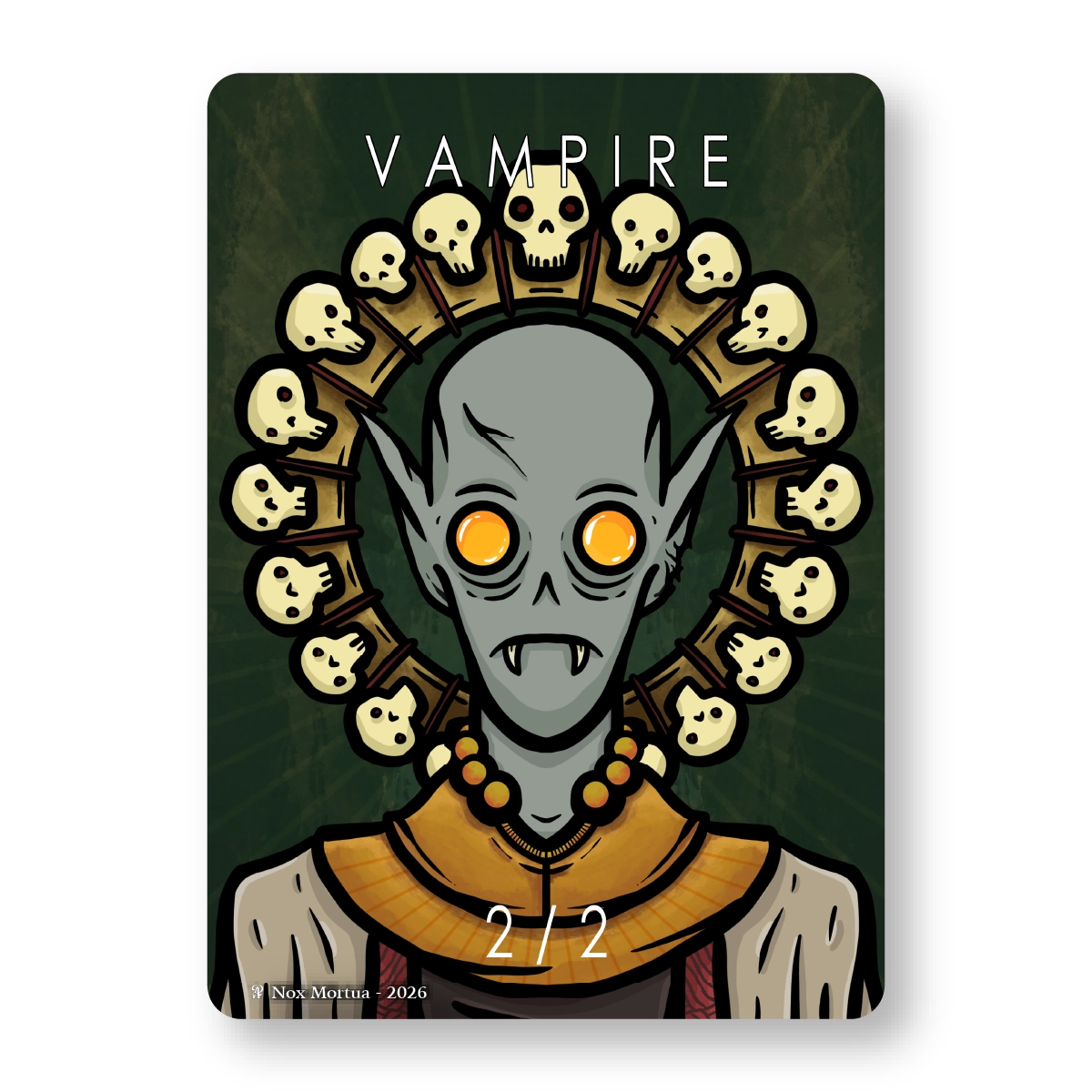 Vampire Token Pack for Magic the Gathering  MTG: 6 pack Vampire Tokens - Nox Mortua